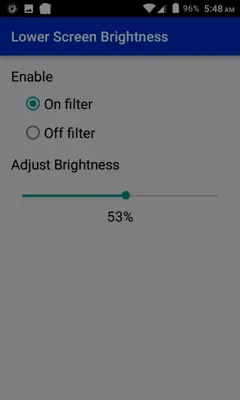 Lower Screen Brightness android App screenshot 9