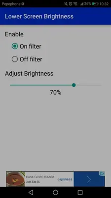 Lower Screen Brightness android App screenshot 4